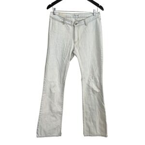 Vintage Jill Stuart Jeans Bleach Wash Flare Leg Women's Size 8 Denim Y2K